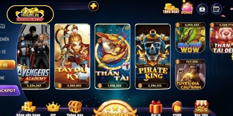 Bùng nổ cảm xúc với kho game siêu khủng, nhận thưởng liền tay