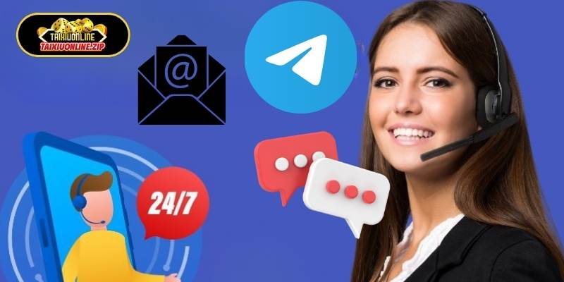 Các kênh liên hệ chính thức tại Taixiuonline.zip