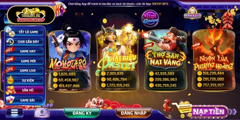 Sơ lược về cổng game Rikvip