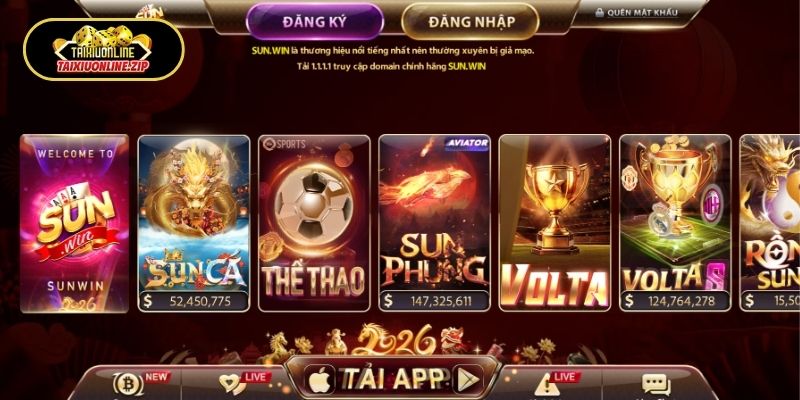 Tổng quan về cổng game Sunwin